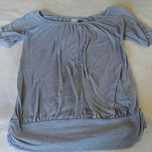 Gray maternity shirt